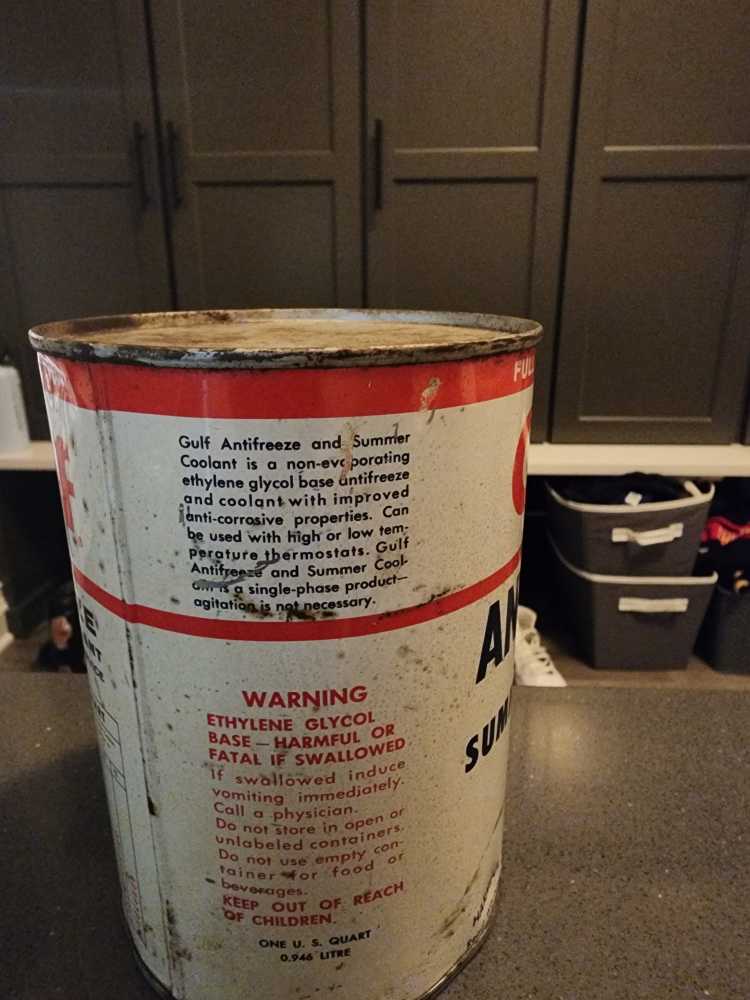 Gulf Antifreeze (Full Can) (182)  action figure collectible - Main Image 2