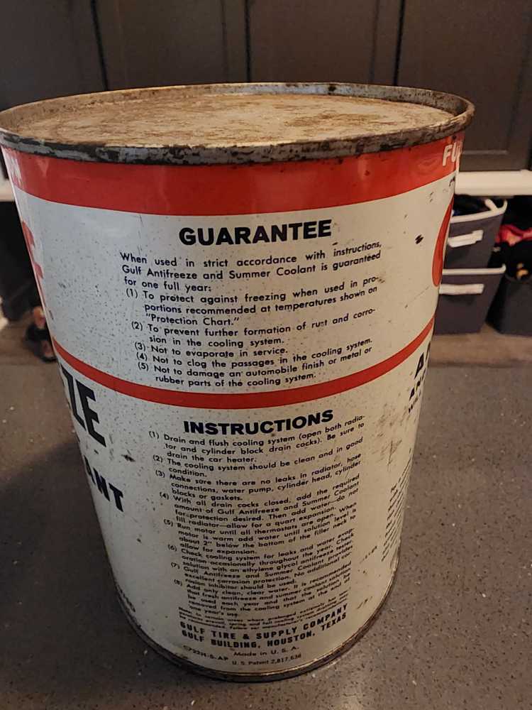 Gulf Antifreeze (Full Can) (182)  action figure collectible - Main Image 4