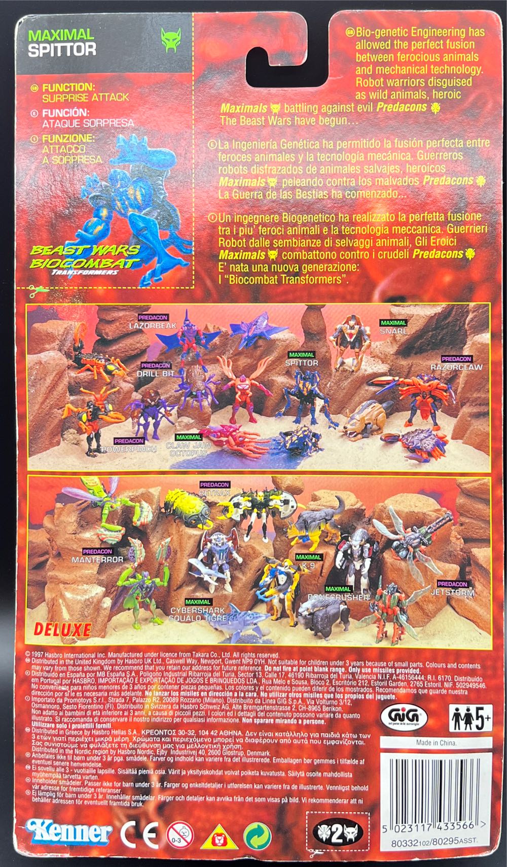 Spittor - Hasbro (Transformers: Beast Wars) action figure collectible [Barcode 5023117433566] - Main Image 2