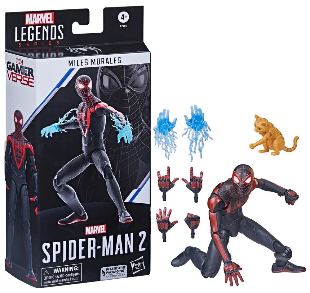 Miles Morales (Spider-Man2 Upgraded Suit)- MARVEL LEGENDS - Hasbro (Marvel Legends Gamerverse) action figure collectible [Barcode 5010996126153] - Main Image 4