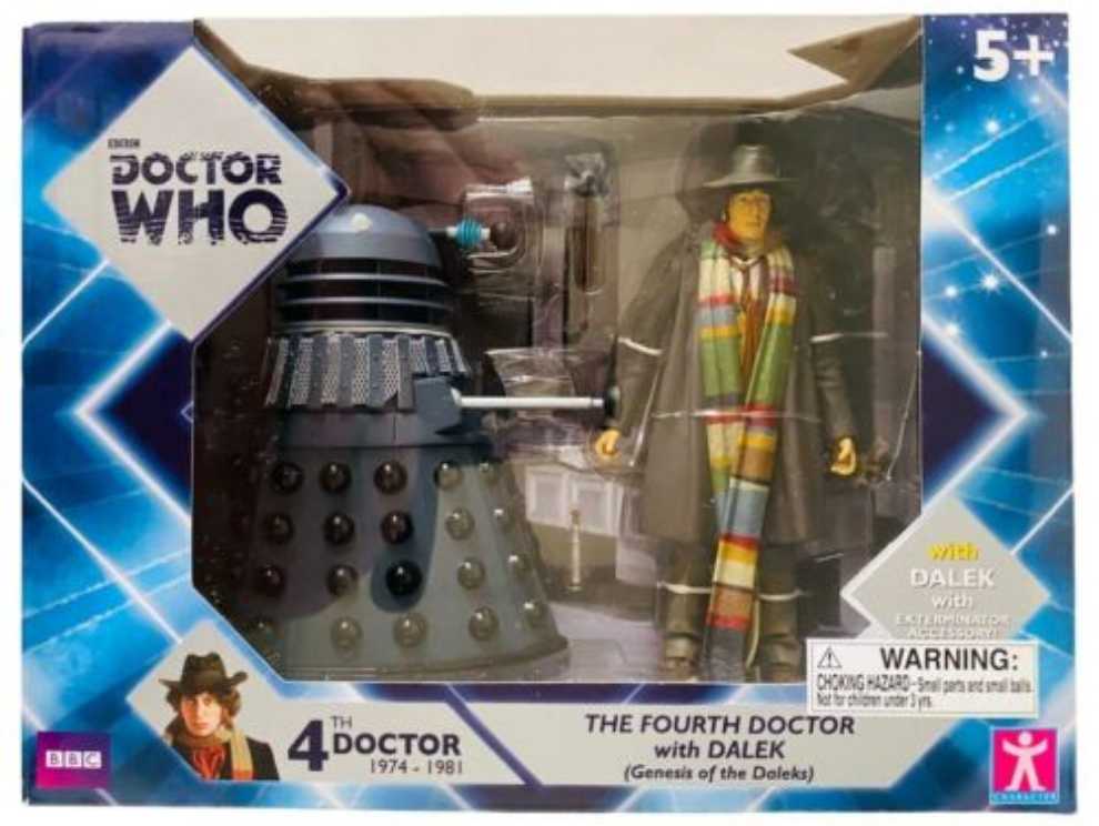 4th Doctor with Dalek (Genesis of the Daleks) - Character Options (Doctor Who) action figure collectible [Barcode 5029736048235] - Main Image 2