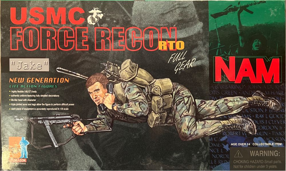 Dragon Nam Series 1 6 Action Figure Usmc Force Recon Rto ”Jake” #70032 No Box. - Dragon Models Ltd. (New Generation) action figure collectible [Barcode 089195700322] - Main Image 2