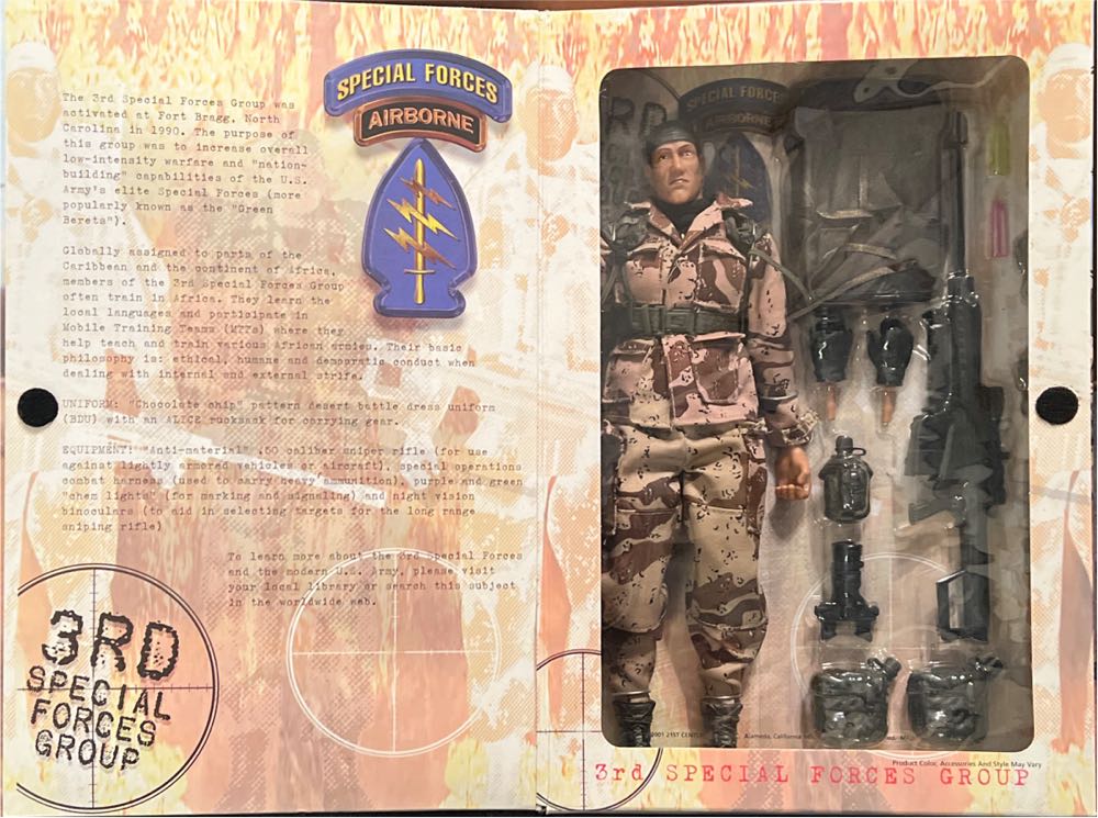 Ultimate Soldier Cp33627 3rd Special Forces Airborne 12” Figure Am10 - 21st Century Toys (The Ultimate Soldier X-D Xtreme Detail) action figure collectible [Barcode 638748336275] - Main Image 4