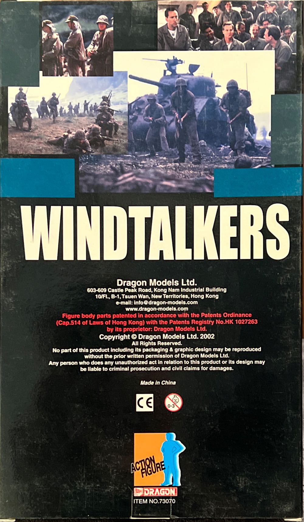 Windtalkers Christian Slater As ” Ox Henderson ” - Dragon Models Ltd. (Windtalkers) action figure collectible [Barcode 089195730701] - Main Image 2