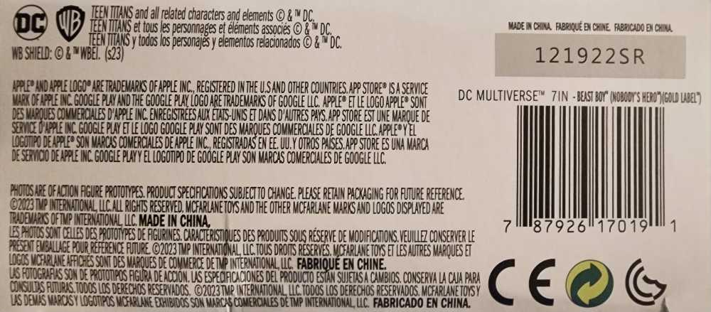 Beast Boy - DC - TEEN TITANS (Teen Titans) action figure collectible [Barcode 787926170191] - Main Image 4