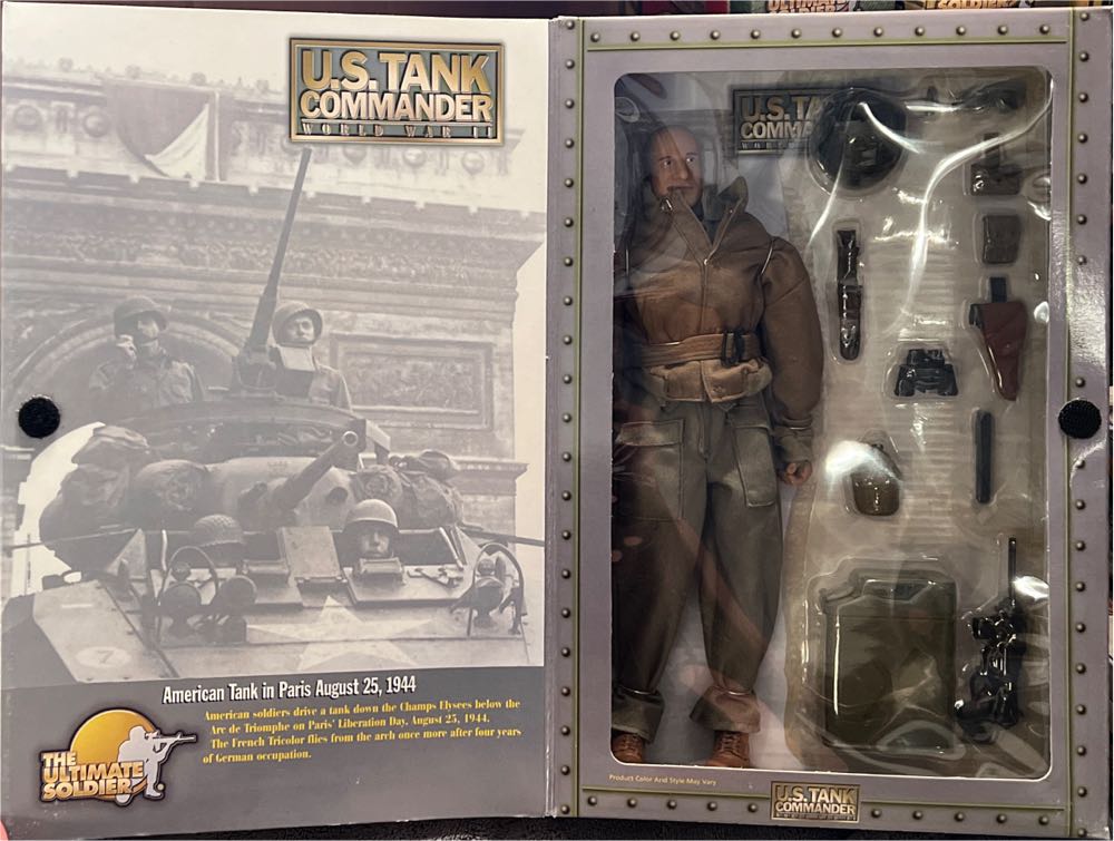 The Ultimate Soldier 21st Century Toys U.s. Tank Commander ... - 21st Century Toys (The Ultimate Soldier WWII) action figure collectible [Barcode 638748223100] - Main Image 4