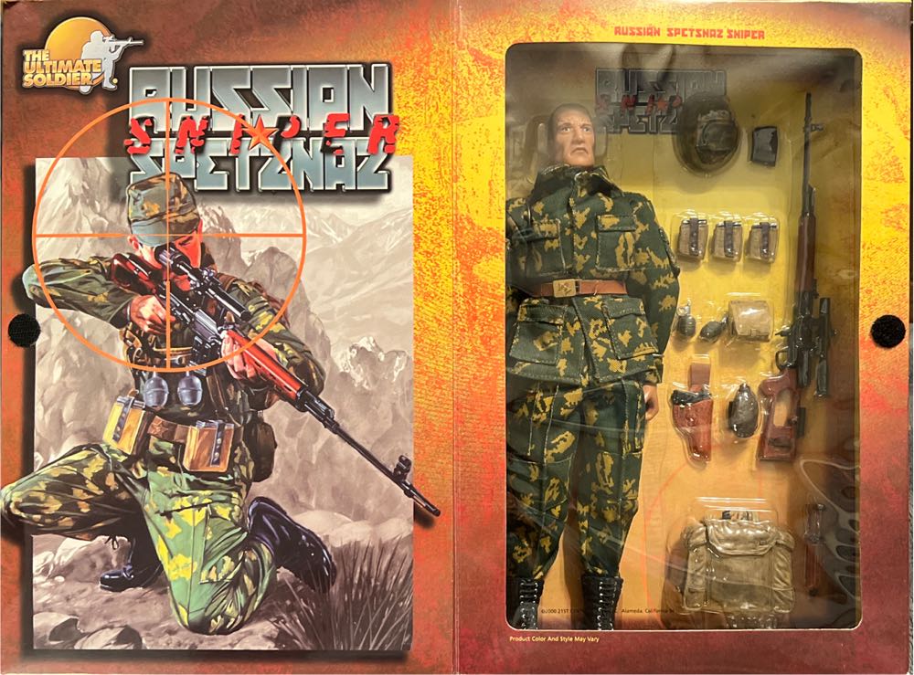 The Ultimate Soldier Russian Sniper Spetznaz - 21st Century Toys (The Ultimate Modern Soldier) action figure collectible [Barcode 638748336114] - Main Image 4
