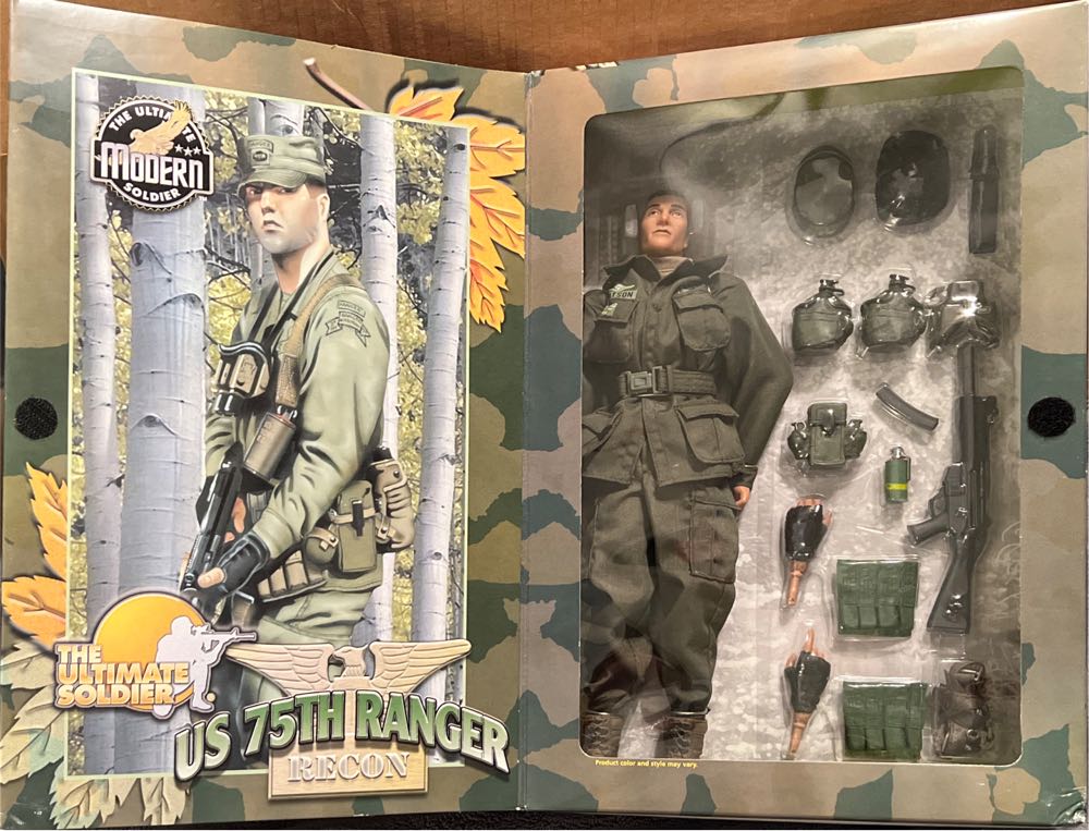 The Ultimate Soldier US 75th Ranger Recon - 21st Century Toys (The Ultimate Modern Soldier) action figure collectible [Barcode 638748336107] - Main Image 4