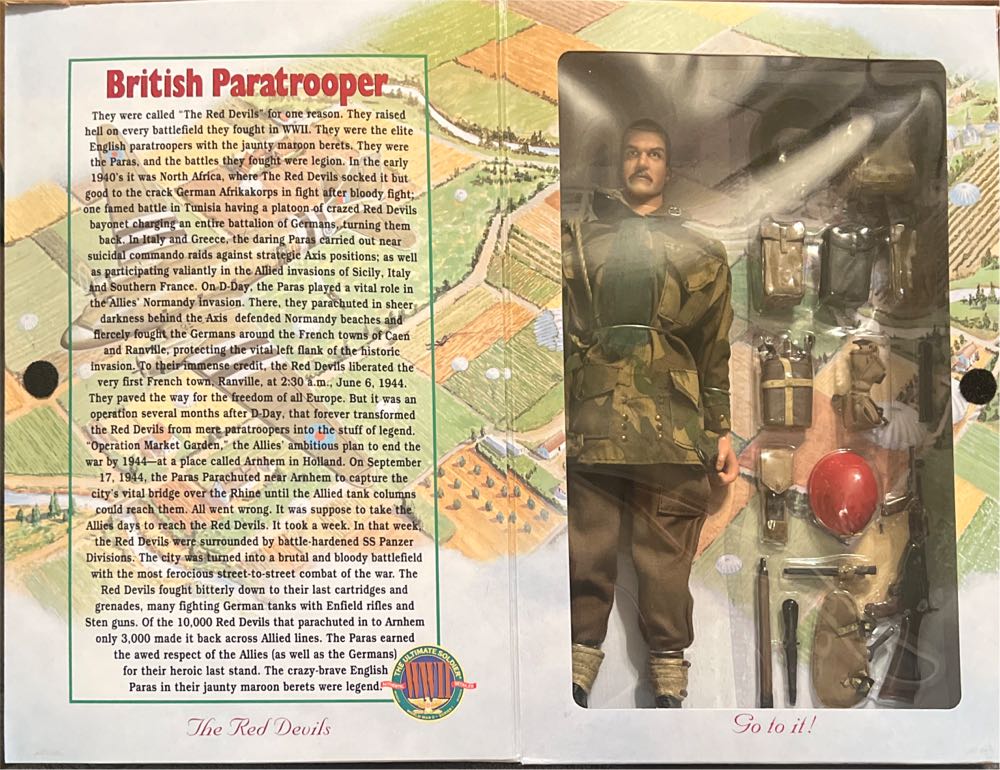 The Ultimate Soldier British Paratrooper - 21st Century Toys (The Ultimate Soldier WWII) action figure collectible [Barcode 638748220307] - Main Image 4