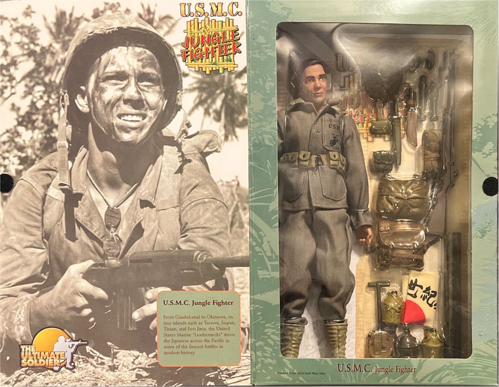 The Ultimate Soldier U.S.M.C. Jungle Fighter - 21st Century Toys (The Ultimate Soldier WWII) action figure collectible [Barcode 638748223407] - Main Image 4