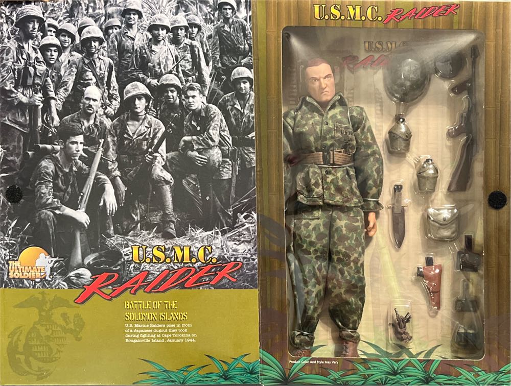 The Ultimate Soldier U.S.M.C. Raider - 21st Century Toys (The Ultimate Soldier WWII) action figure collectible [Barcode 638748223506] - Main Image 4