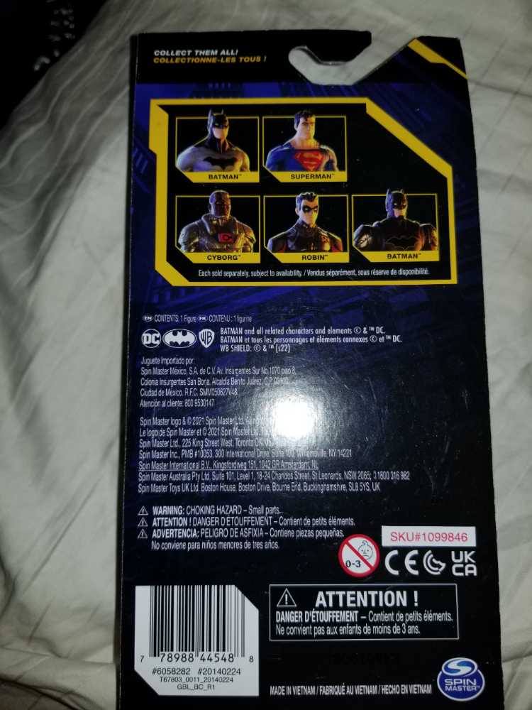 Batman 6 Inch   action figure collectible [Barcode 778988445488] - Main Image 2