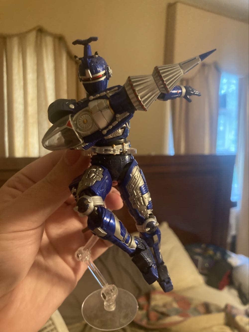 SH Figuarts / Blue Beet / Beetle Fighter - Bandai Tamashii Nations (Juukou B-Fighter) action figure collectible [Barcode 4543112867018] - Main Image 2