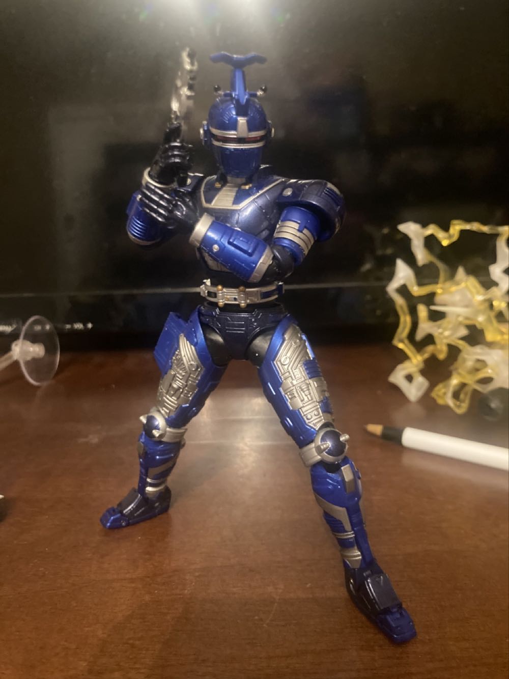 SH Figuarts / Blue Beet / Beetle Fighter - Bandai Tamashii Nations (Juukou B-Fighter) action figure collectible [Barcode 4543112867018] - Main Image 3