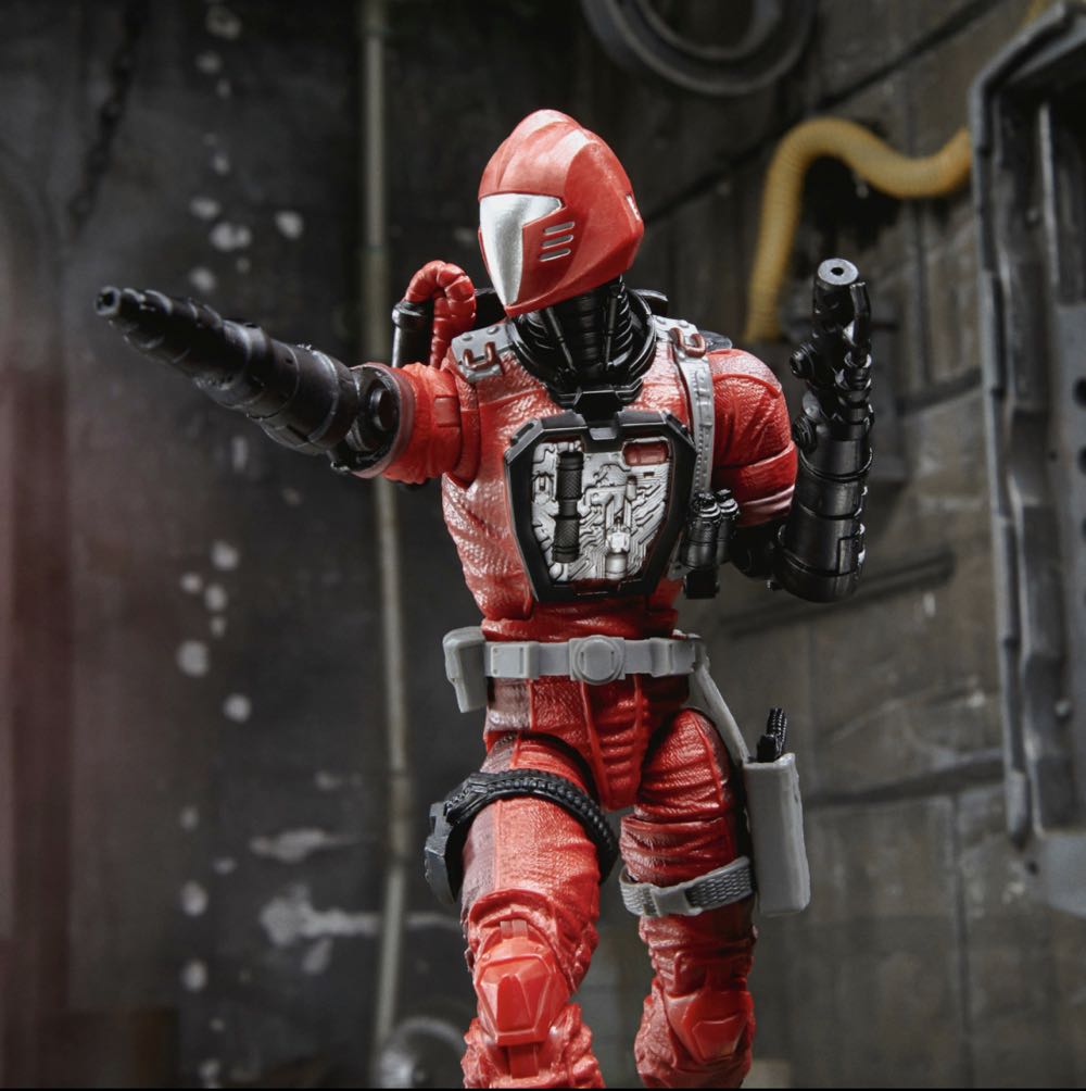 Crimson B.A.T. (Battle Android Trooper) (60) - Hasbro (G.I. Joe: Classified Series) action figure collectible [Barcode 5010993982745] - Main Image 4