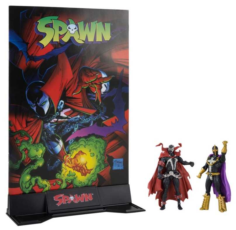 Spawn and Anti-Spawn - McFarlane Toys (Spawn Page Punchers Wave 1) action figure collectible [Barcode 787926904017] - Main Image 4