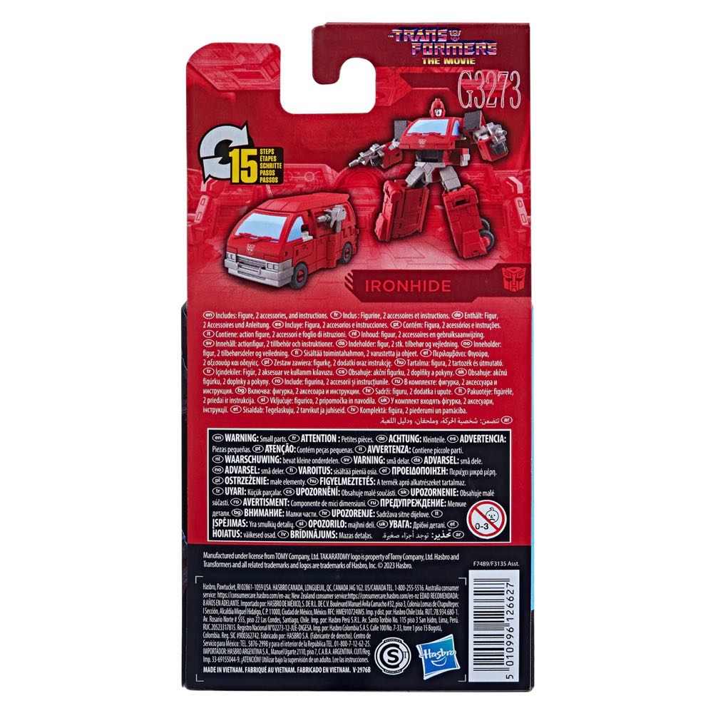 TF Studio Series 86: Core Ironhide - Hasbro / Takara Tomy (Transformers Studio Series ‘86) action figure collectible [Barcode 5010996126627] - Main Image 4