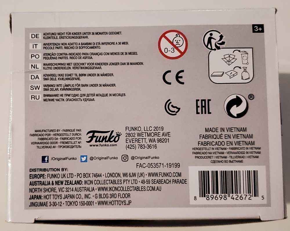 598 Vampire Jack - Disney: The Nightmare Before Christmas - Funko (Funko Pop!) action figure collectible [Barcode 889698426725] - Main Image 3