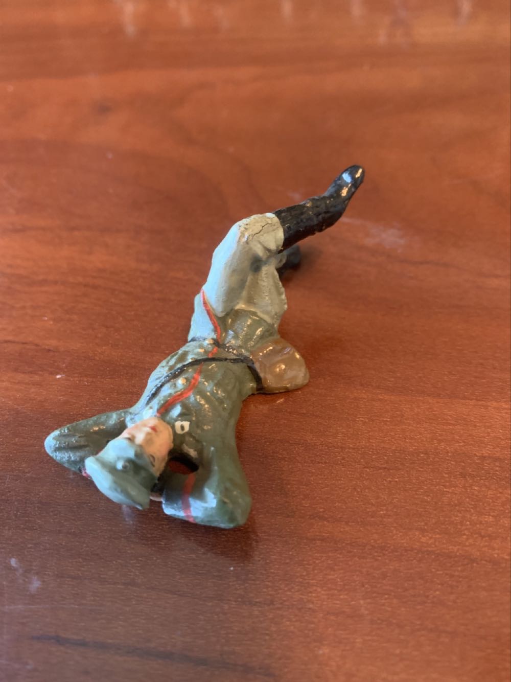 Unmarked German Relaxing On Back - Unmarked (German) action figure collectible - Main Image 2
