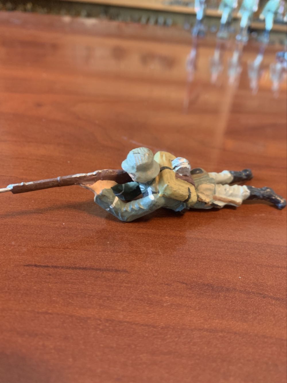 Lineol German Laying Firing Rifle - Lineol (German) action figure collectible - Main Image 2