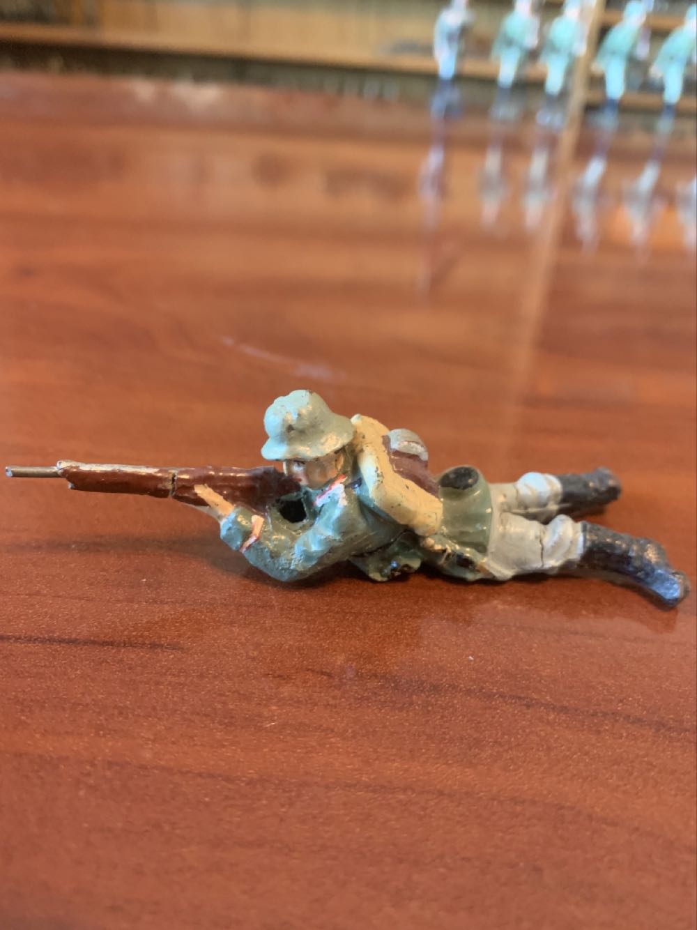 Unmarked German Laying Firing Rifle - Unmarked (German) action figure collectible - Main Image 2