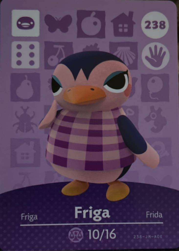 Friga - Nintendo Amiibo (Animal Crossing Amiibo Cards) action figure collectible - Main Image 1
