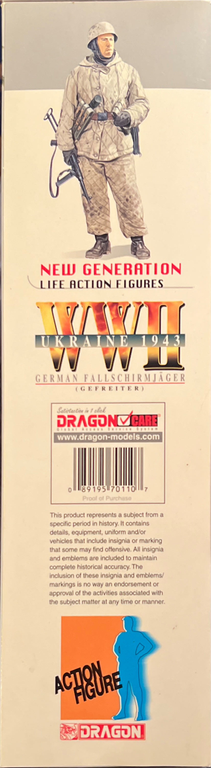 New Generation WWII Ukraine 1943 German Fallschirmjäger - Dragon Models Ltd. (Ukraine 1943) action figure collectible [Barcode 089195701107] - Main Image 4