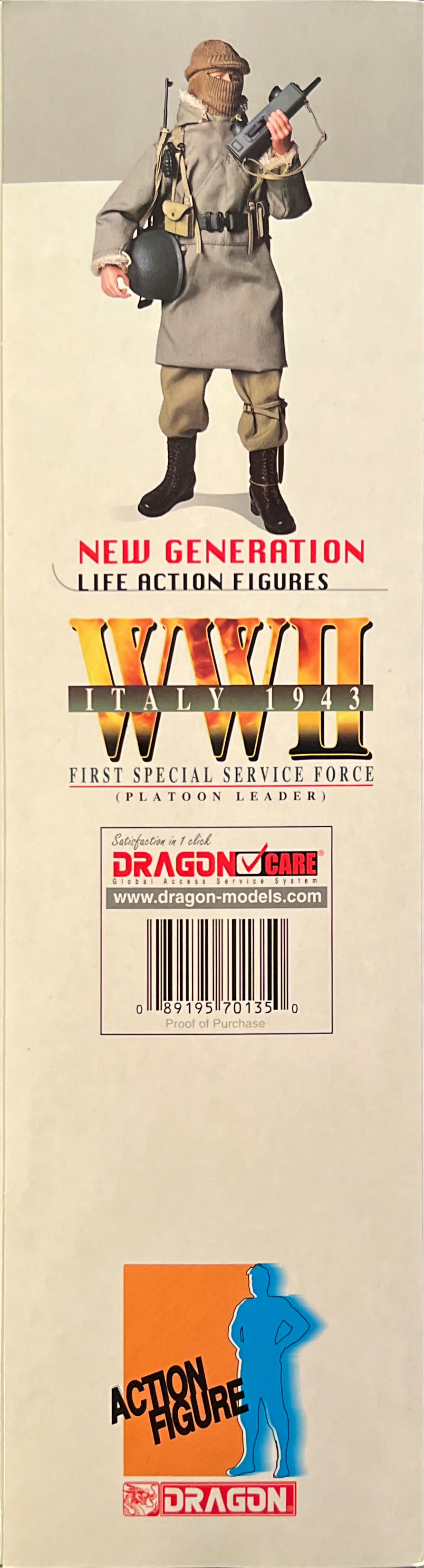New Generation WWII Italy 1943 First Special Service Force - Dragon Models Ltd. (Italy 1943) action figure collectible [Barcode 089195701350] - Main Image 4