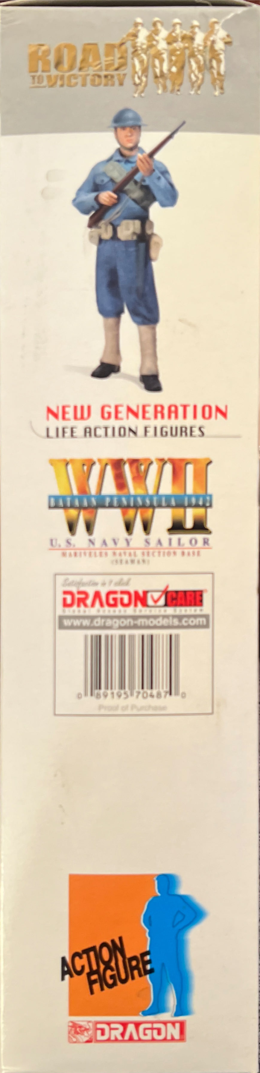 New Generation WWII Bataan Peninsula 1942 U.s. Navy Sailor - Dragon Models Ltd. (Bataan Peninsula 1942) action figure collectible [Barcode 089195704870] - Main Image 4