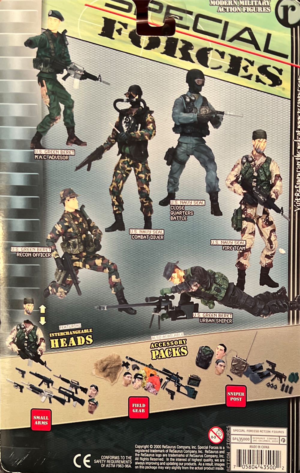 Resaurus Special Forces – Green Beret Urban Sniper - Resaurus (Special Forces Mission 1) action figure collectible [Barcode 705804435002] - Main Image 2