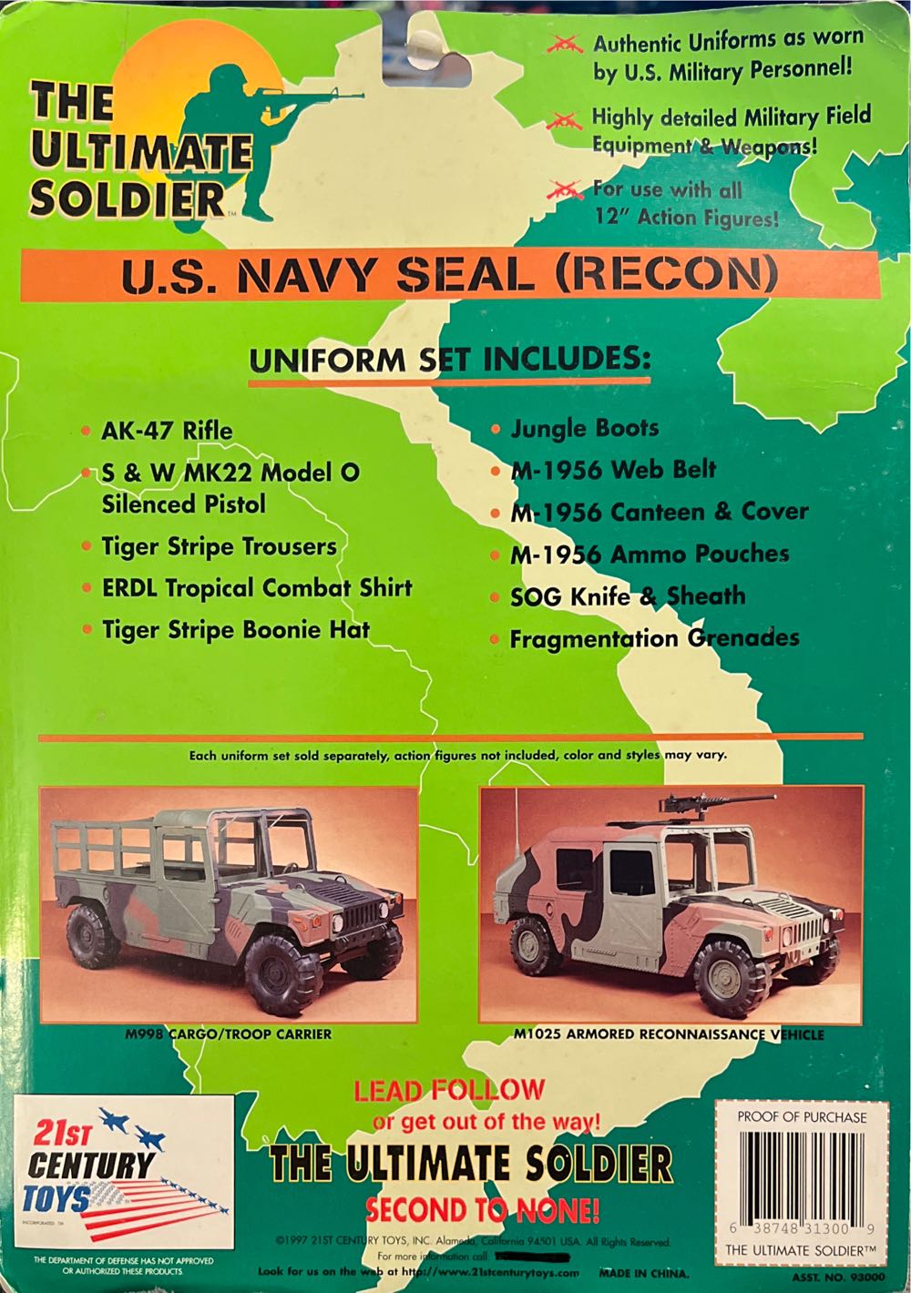 Ultimate Soldier U.s. Navy Seal Recon Accessories Set Factory Sealed - 21st Century Toys (The Ultimate Soldier) action figure collectible [Barcode 638748313009] - Main Image 2