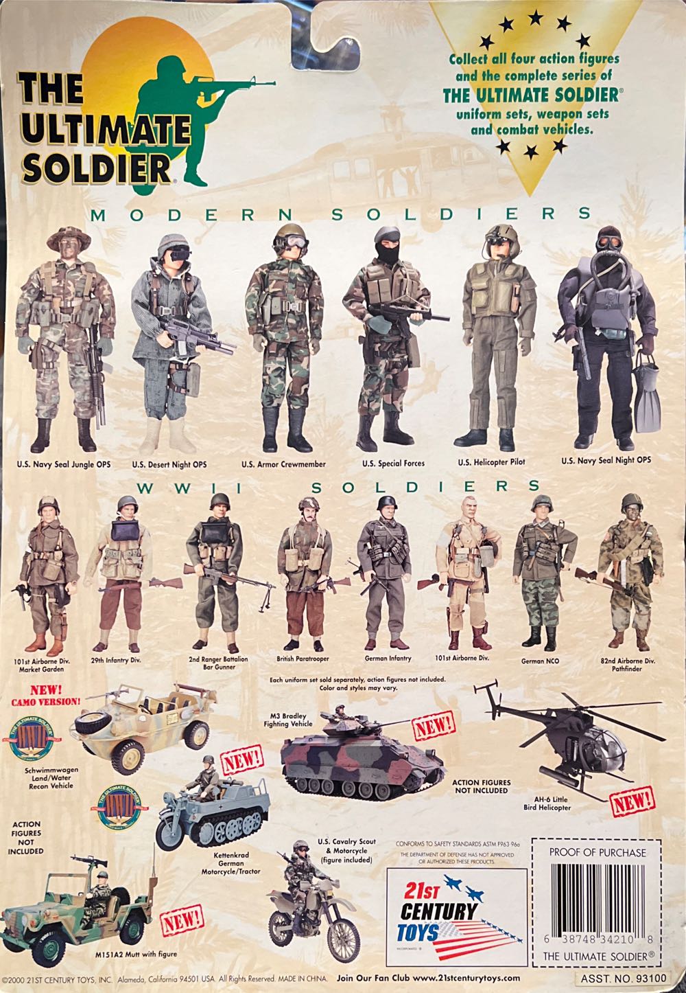 The Ultimate Soldier British SAS (Scud Hunter) - 21st Century Toys (The Ultimate Soldier) action figure collectible [Barcode 638748342108] - Main Image 2