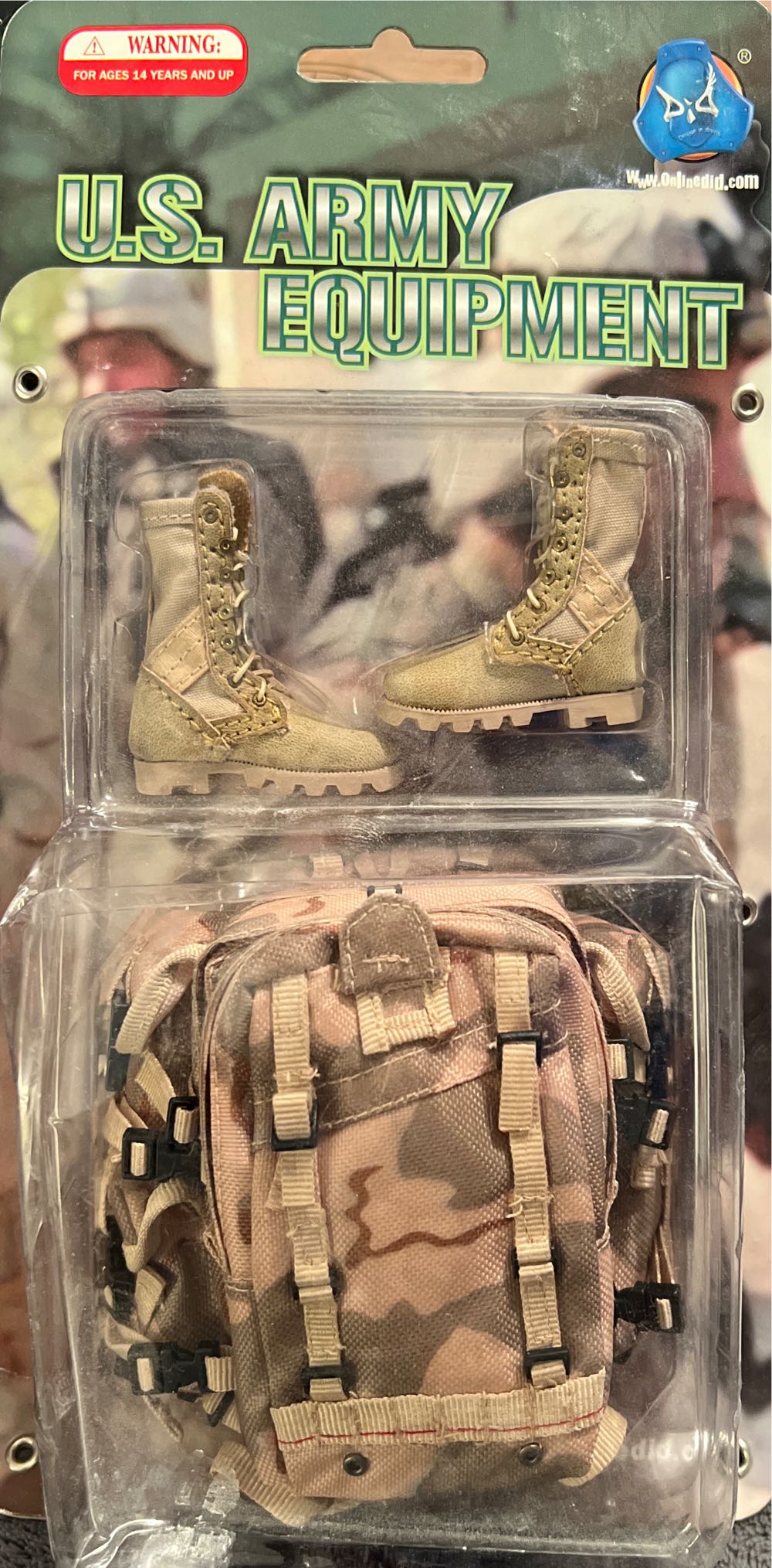 US Army Equipment - Did Corp action figure collectible [Barcode 870454000327] - Main Image 1