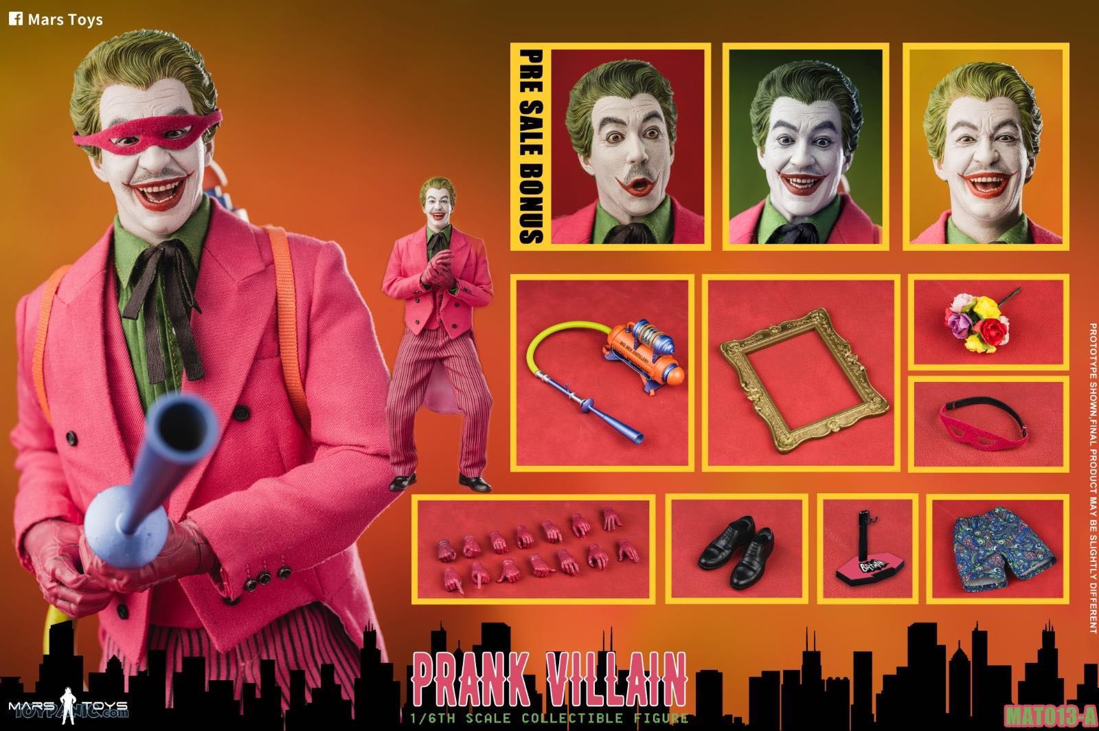 Prank Villain (Joker) - Mars Toys (Batman 1966) action figure collectible - Main Image 10
