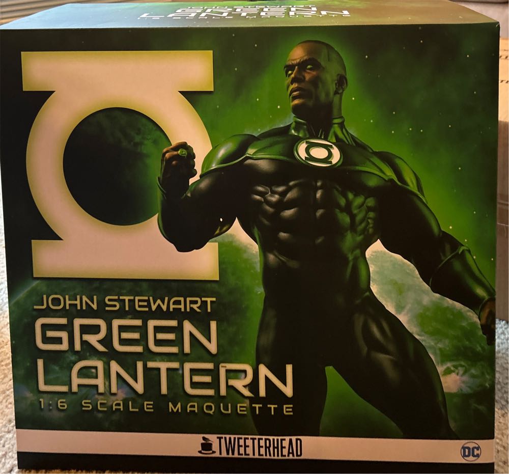 TweeterHead John Stewart  Green Lantern Maquette - Tweeterhead (DC) action figure collectible [Barcode 051497280109] - Main Image 3