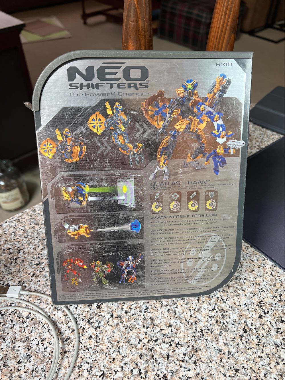 Neo Shifters Atlas Raan - Mega Bloks (Neo Shifters) action figure collectible [Barcode 065541063105] - Main Image 2