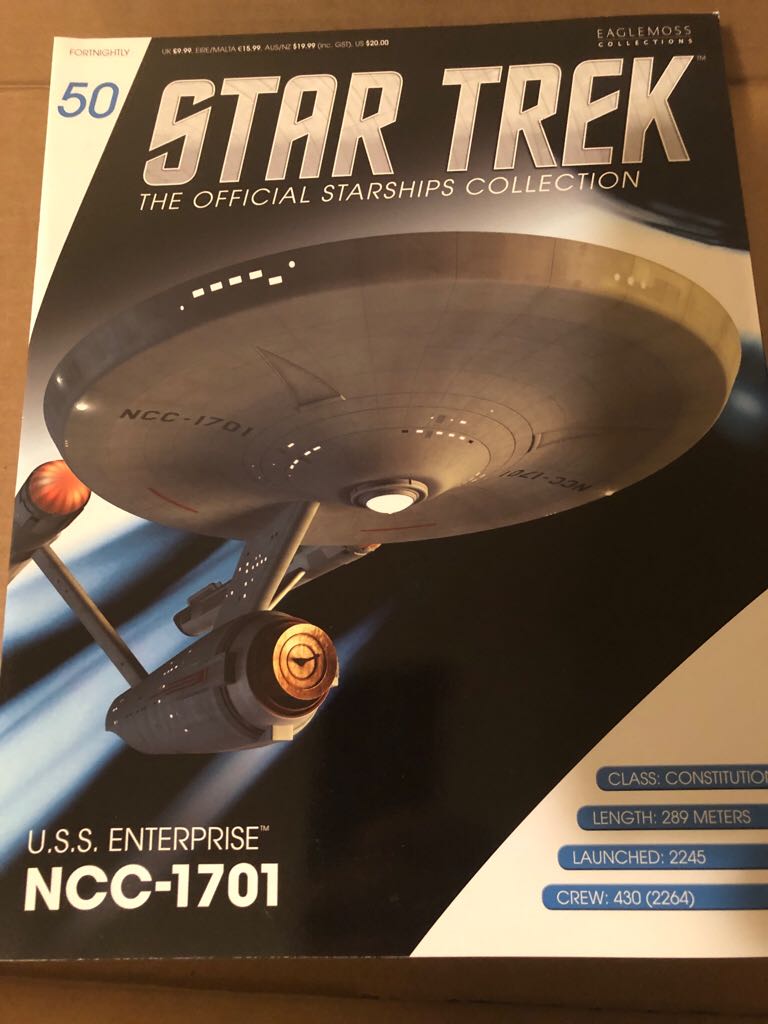Eaglemoss USS Enterprise NCC-1701 - Eaglemos Collections action figure collectible - Main Image 2