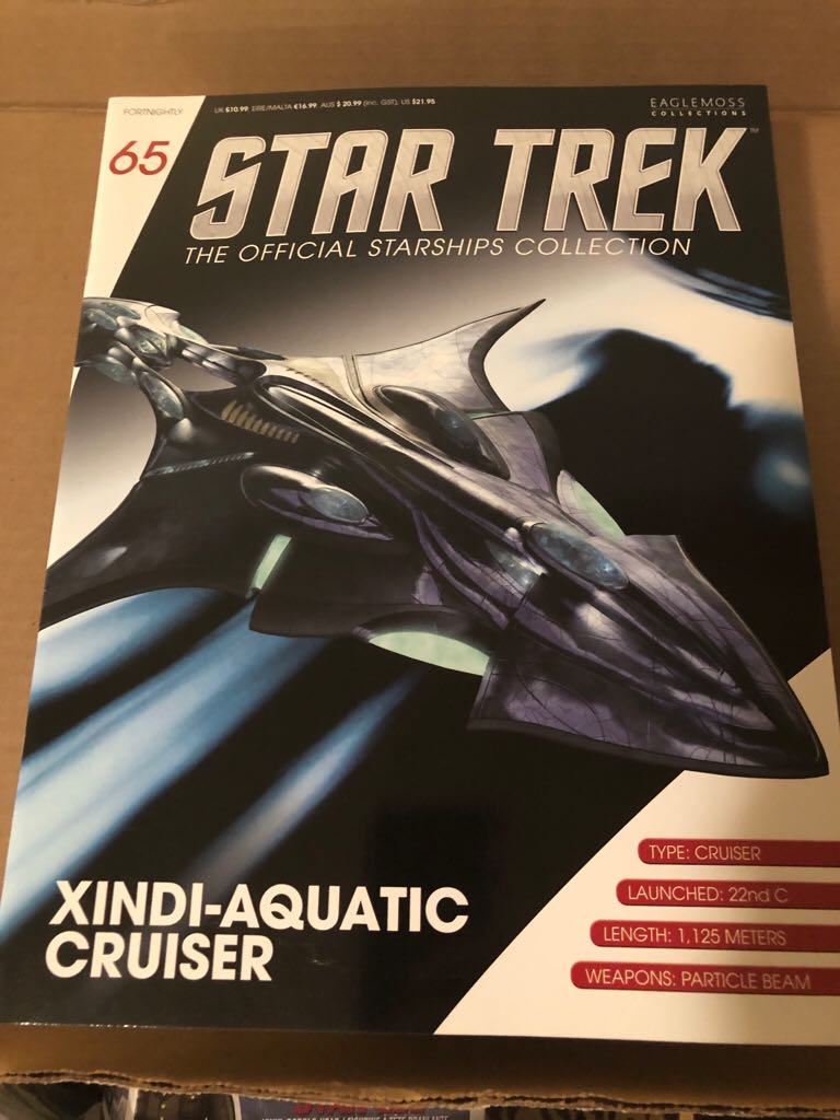 Eaglemoss 65 Xindi Aquatic Cruiser - Eaglemos Collections action figure collectible - Main Image 2