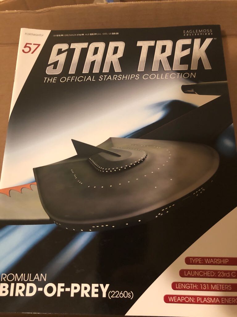Eaglemoss Romulan Bird Of Prey (2260s) - Eaglemos Collections action figure collectible - Main Image 2