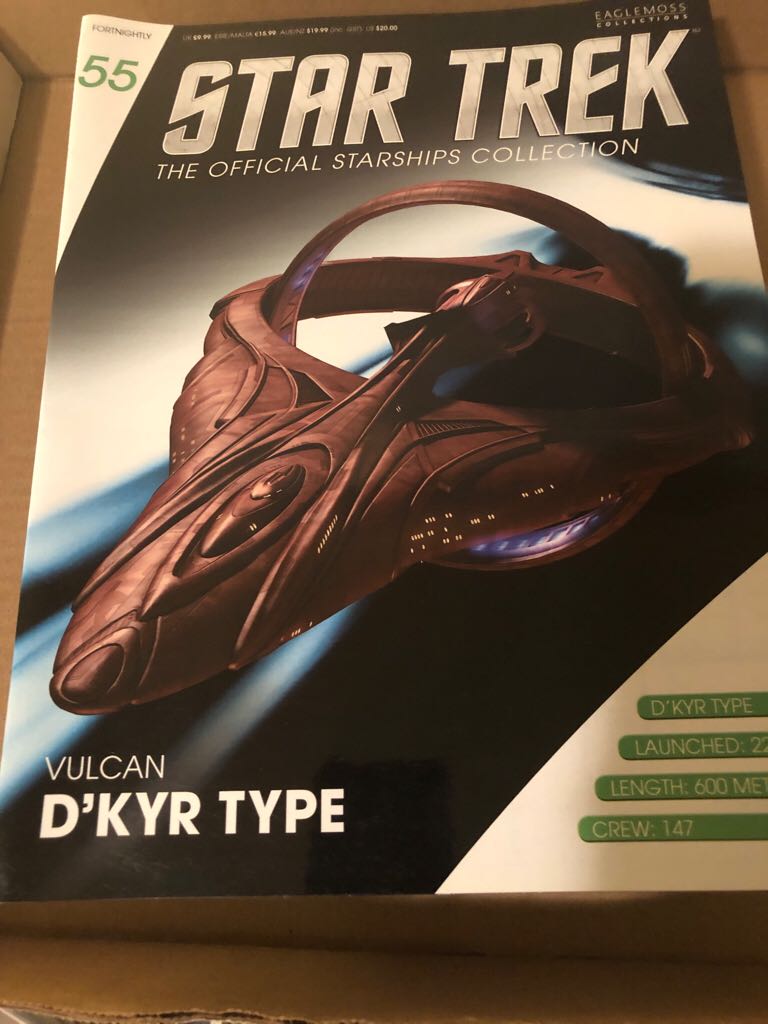 Eaglemoss Vulcan D’KYR Type - Eaglemos Collections action figure collectible - Main Image 2