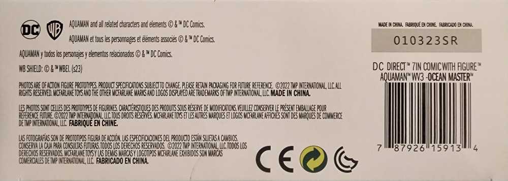 DC Page Punchers - Ocean Master - McFarlane Toys (DC Direct) action figure collectible [Barcode 787926159134] - Main Image 4