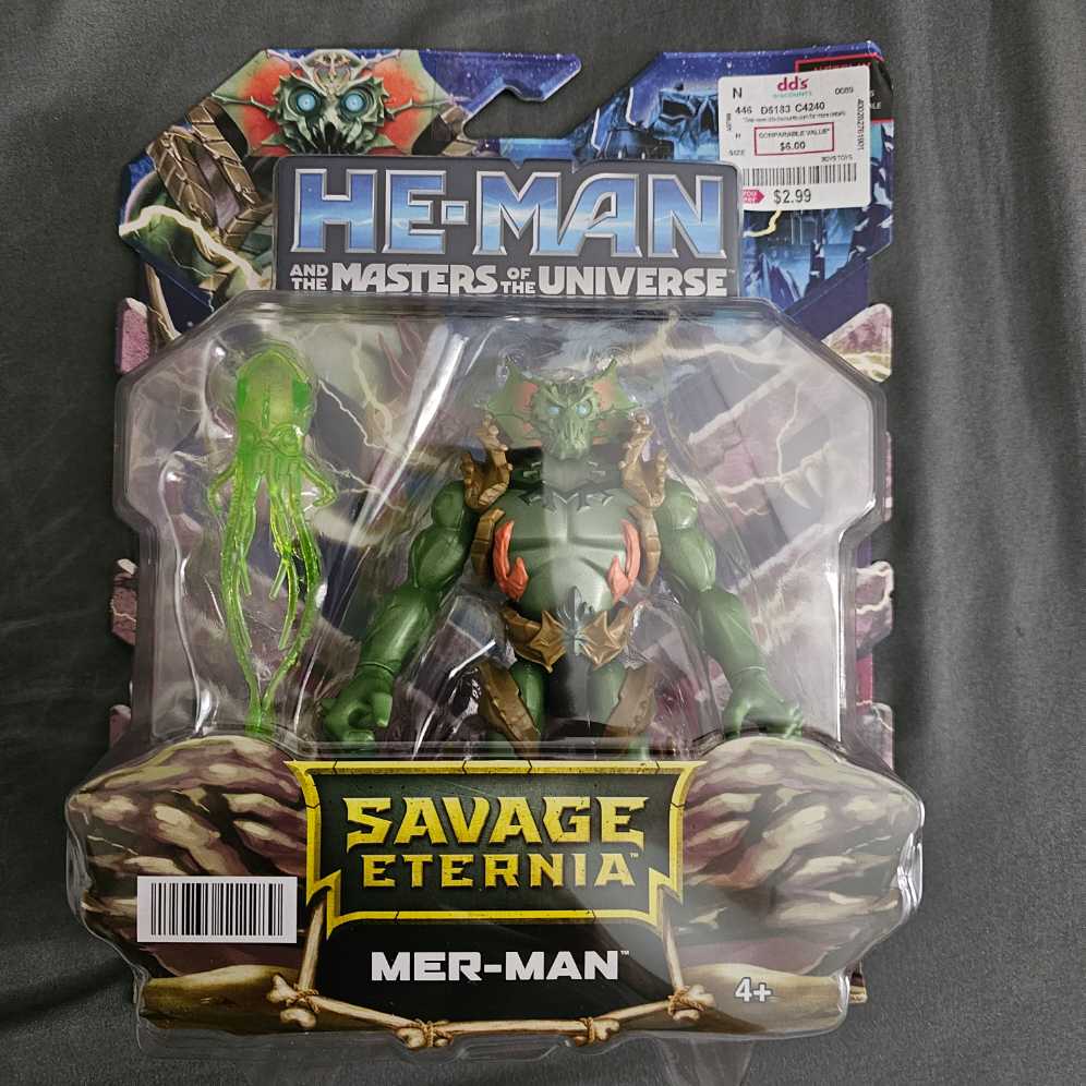 Mer-Man - Mattel, Inc (Masters Of The Universe: Savage Eternia) action figure collectible [Barcode 194735112289] - Main Image 3