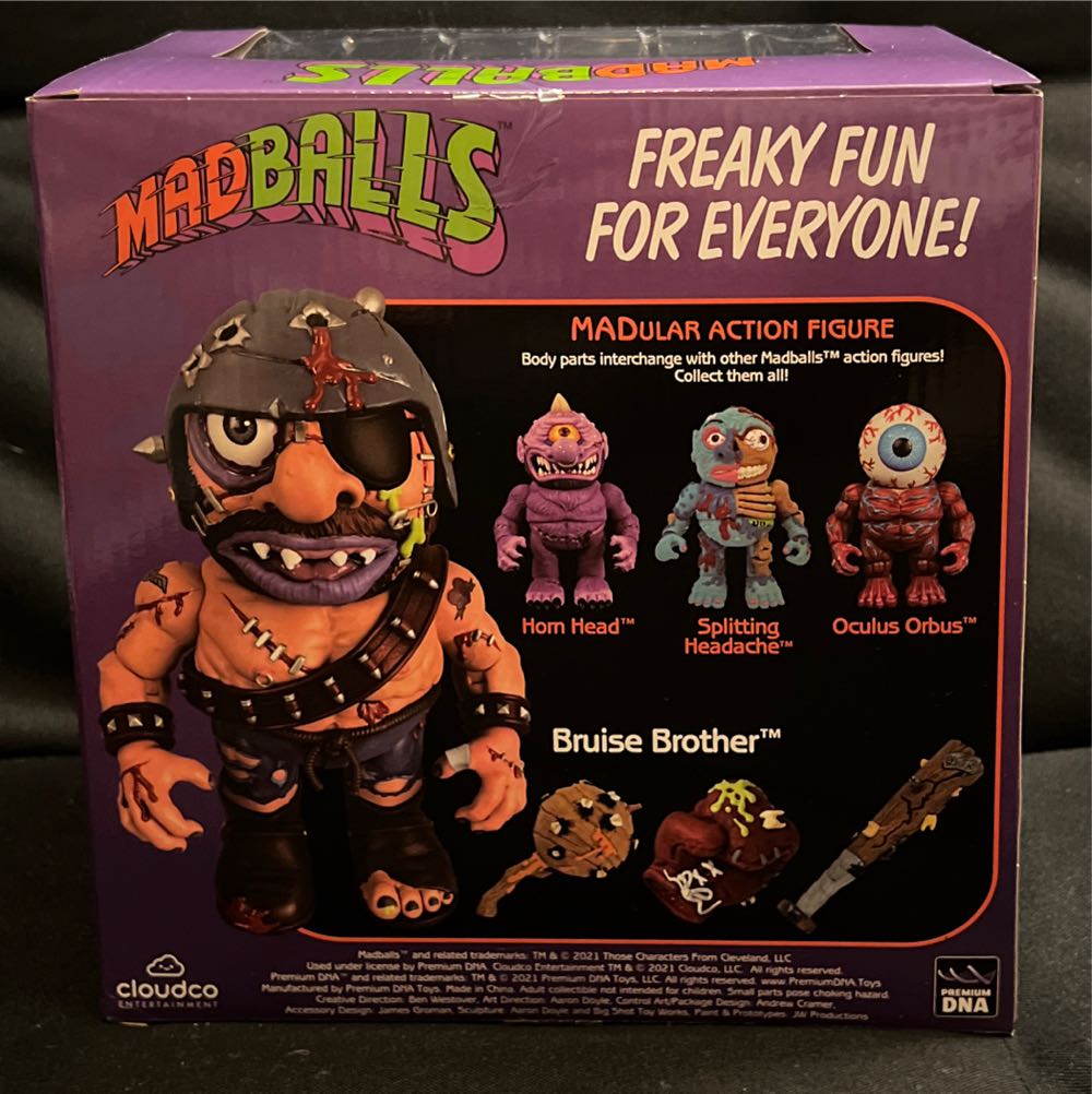 Madballs Bruise Brother - Premium DNA (Madballs) action figure collectible [Barcode 711792930788] - Main Image 3