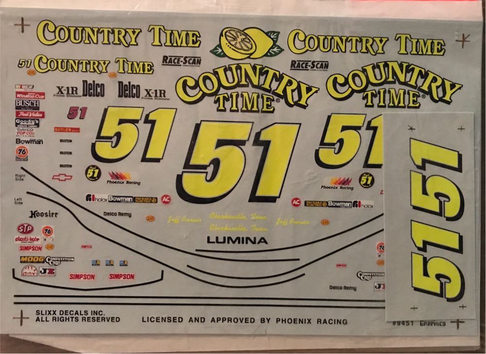 Lumina (Country Time Decals) - Monogram (Race Car) action figure collectible [Barcode 076513029746] - Main Image 2