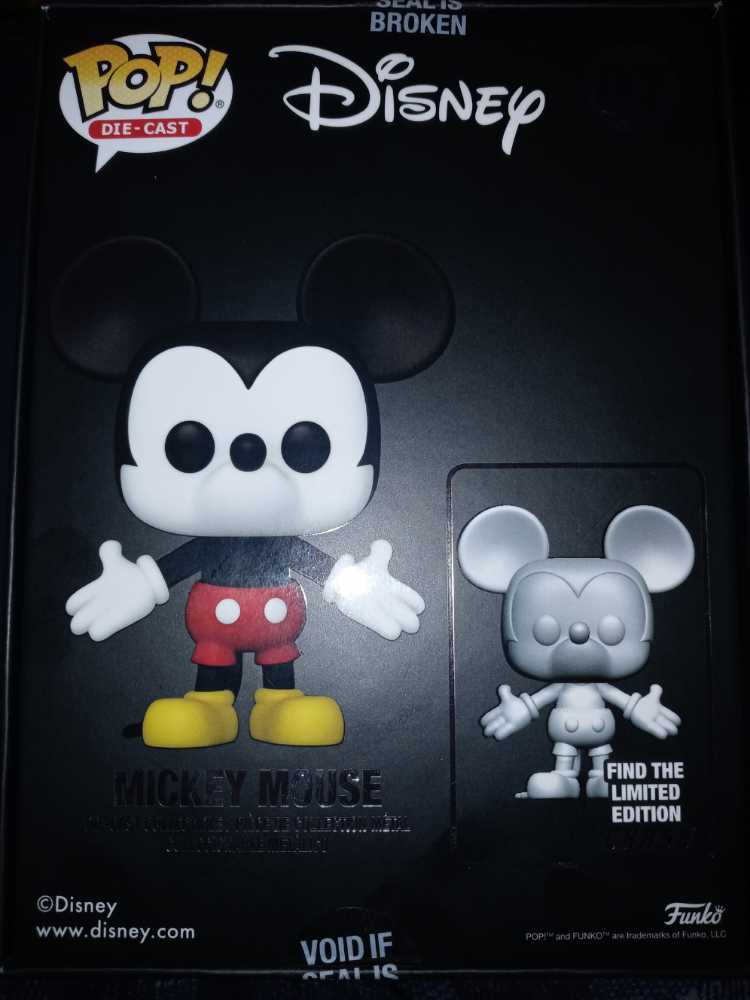 Die-cast Disney: Mickey Mouse #07 Chase - Funko (Mickey Mouse) (Mickey Mouse) action figure collectible [Barcode 889698688925] - Main Image 2