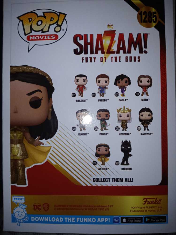 Shazam- Anthea Funko 1285 - Funko (Shazam! Fury of the Gods) (Shazam!: Fury of the Gods) action figure collectible [Barcode 889698691277] - Main Image 2