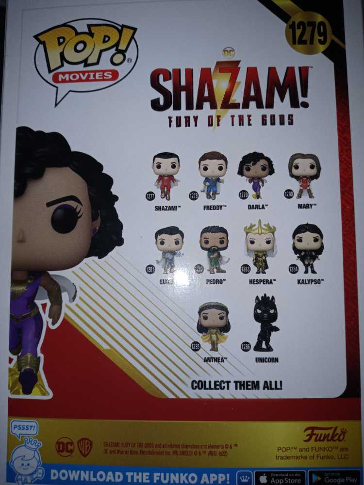 Shazam! Fury Of The Gods: Darla #1279 - Funko (Shazam! Fury of the Gods) (Shazam!: Fury of the Gods) action figure collectible [Barcode 889698691222] - Main Image 2