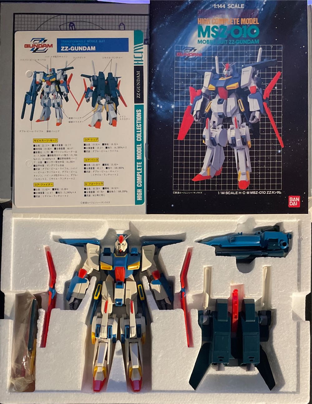 Mobile Suit ZZ-Gundam MSZ-010 - Bandai action figure collectible - Main Image 3