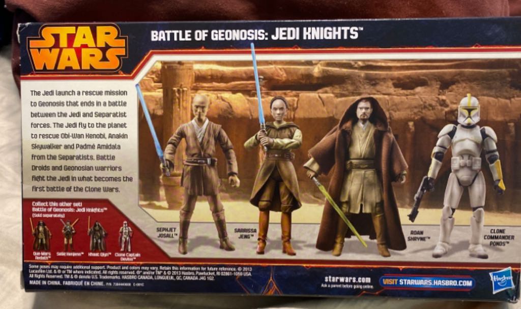 Multi-Pack Battle Of Geonosis Jedi Knights #1 Saga Legends  action figure collectible - Main Image 2