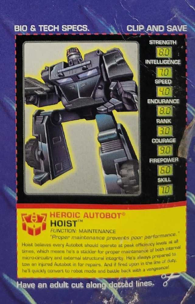 Hoist  - Kenner (Machine Wars) action figure collectible - Main Image 4